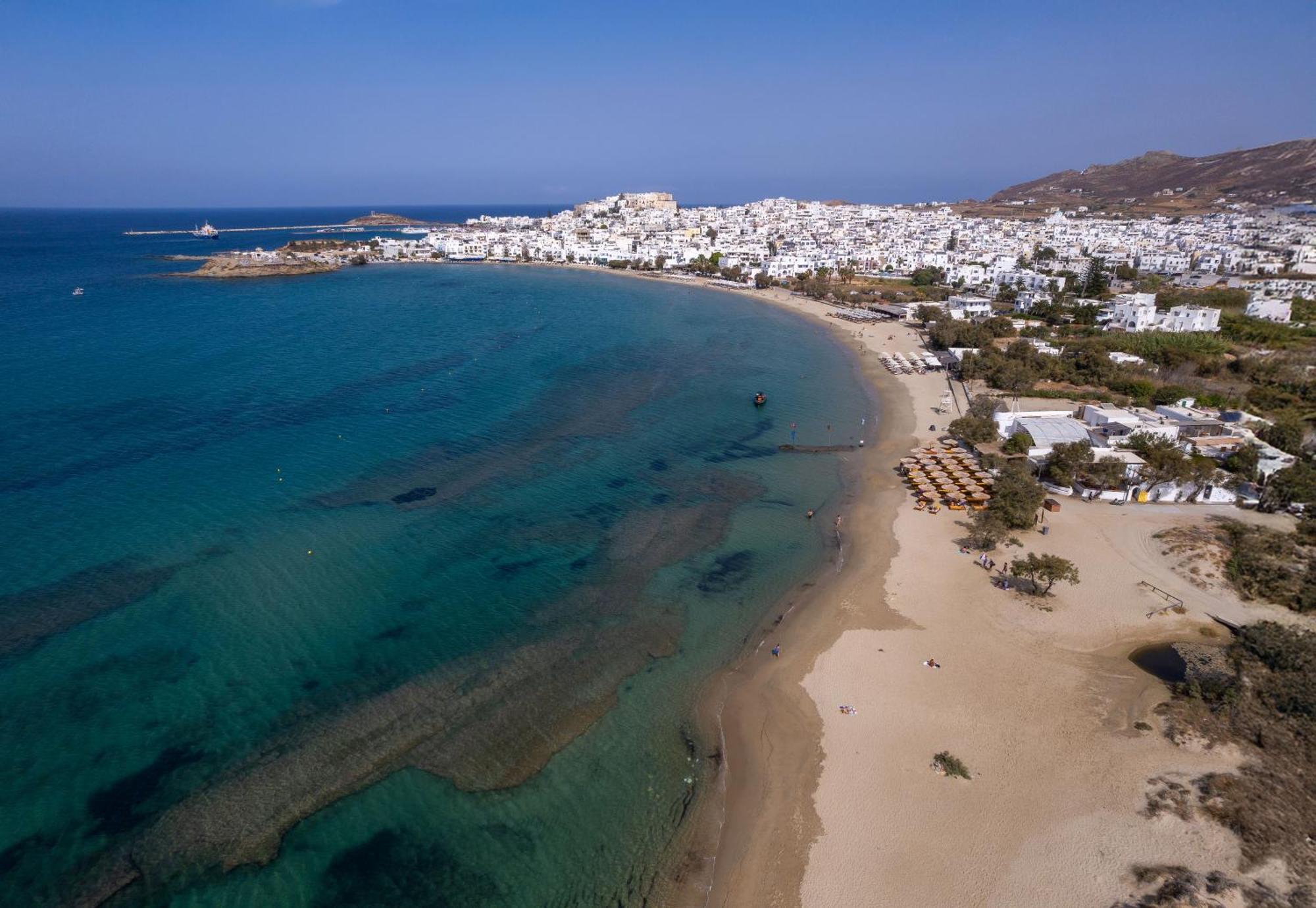Flisvos Beach Apartments Naxos City Kültér fotó