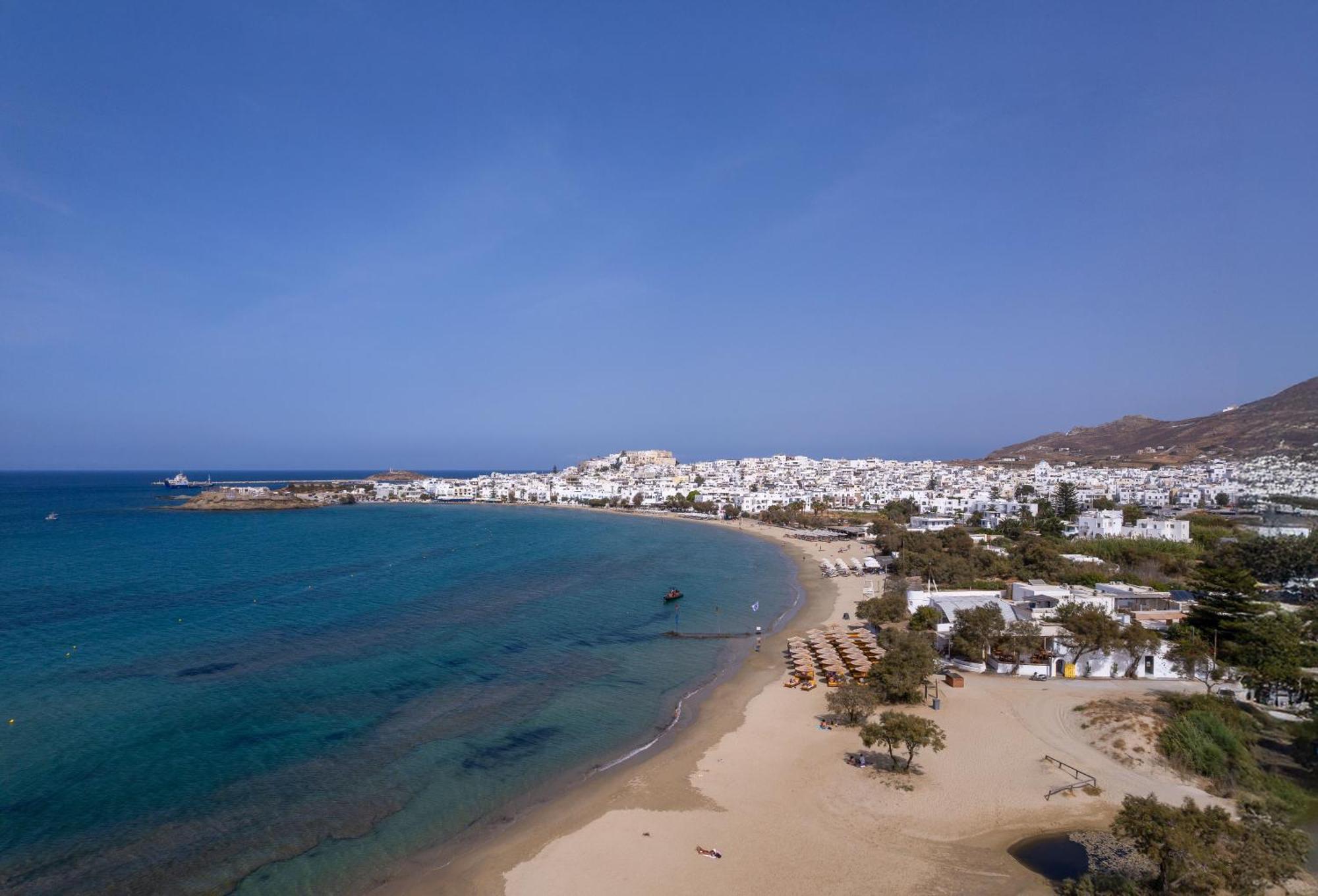 Flisvos Beach Apartments Naxos City Kültér fotó