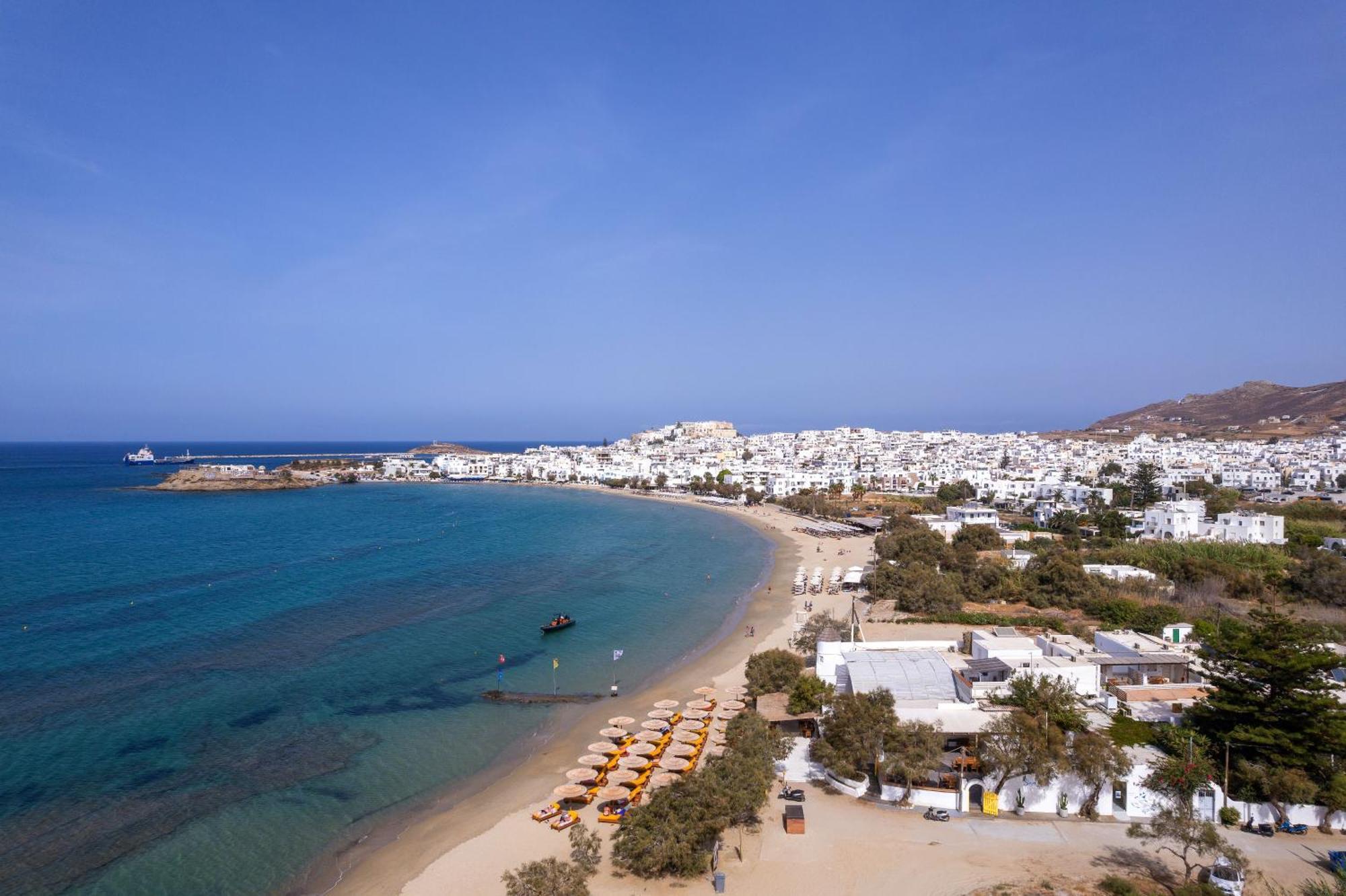 Flisvos Beach Apartments Naxos City Kültér fotó